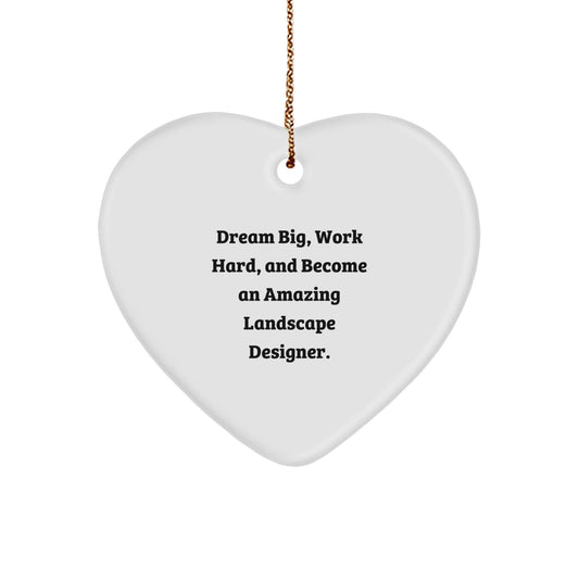Inspirational Landscape Designer Gifts, Funny Heart Ornament for Landscape Designer, Gifts from Friends to Landscape Designers This Christmas - The Buy Boom