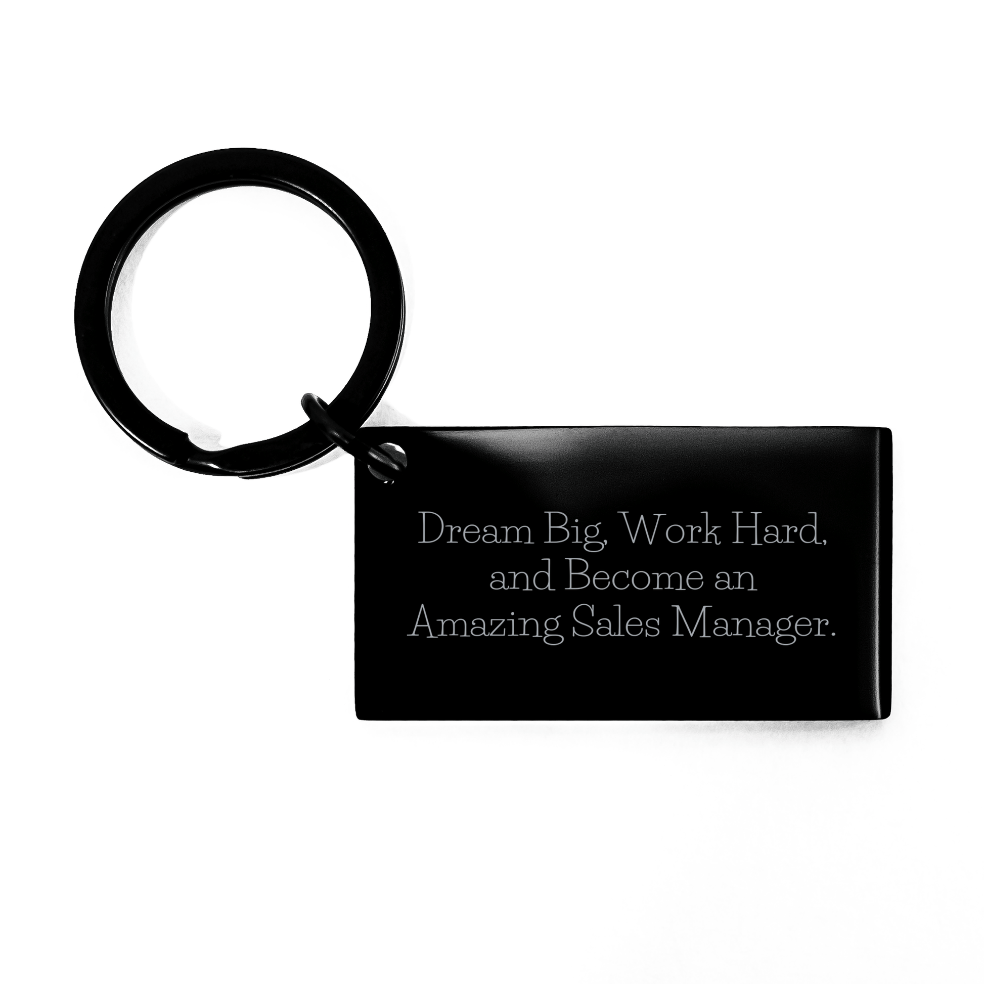 Inspirational Sales Manager Keychain, Gifts for Sales Manager, Graduation Unique Gifts from Friends, Gift for Men, Becoming Amazing Sales Manager. - The Buy Boom