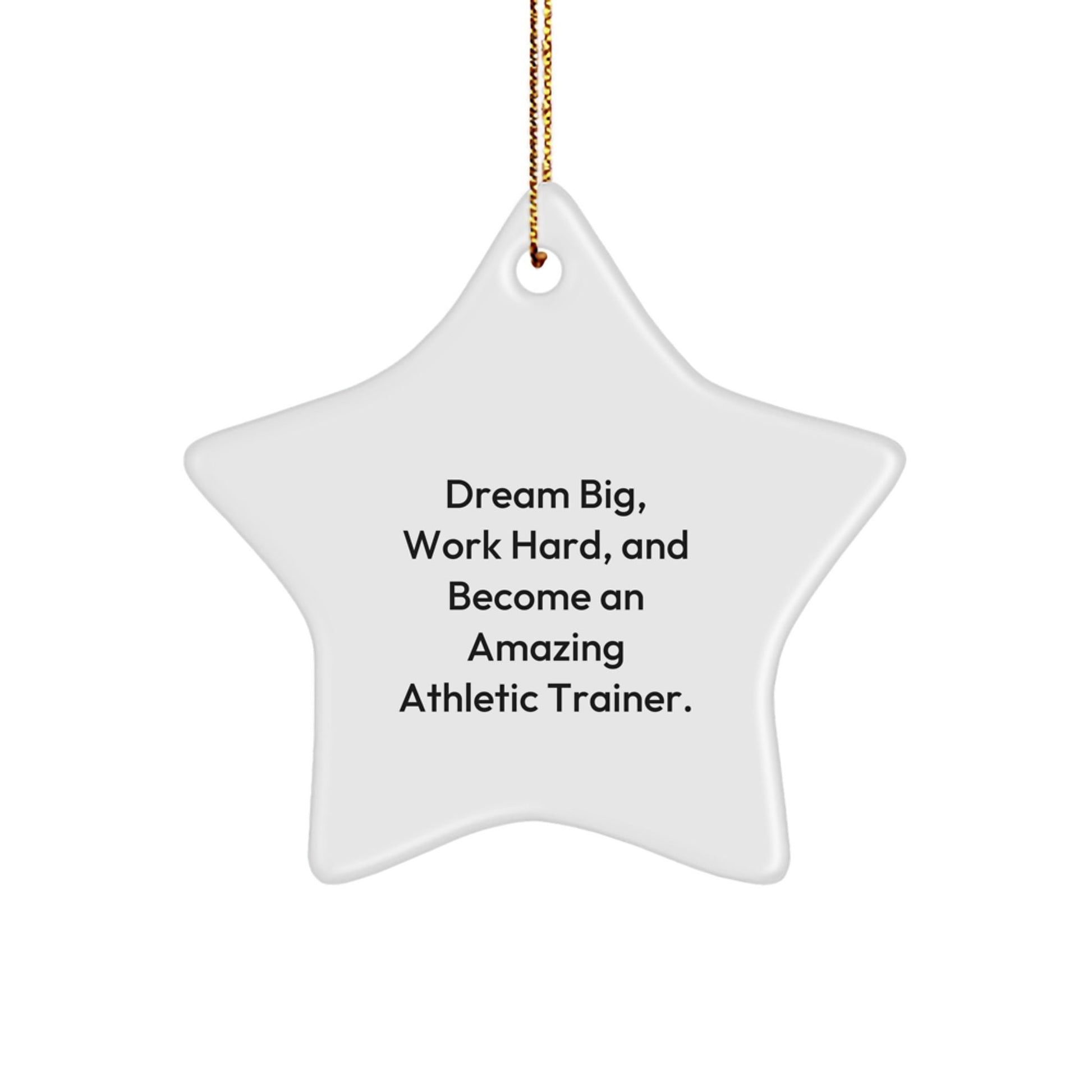 Inspiring Athletic Trainer Gifts from Friends - Star Ornament, Funny Quote, Perfect for Christmas Unique Gifts - The Buy Boom