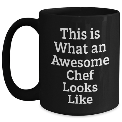 Inspiring Chef Gifts from Men for Awesome Dads on Father's Day - Black Coffee Mug - The Buy Boom