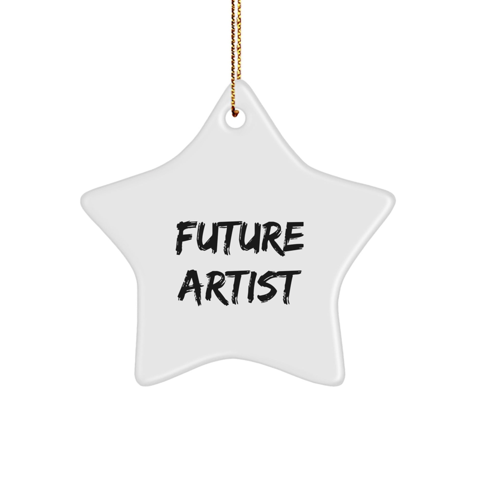 Inspiring Future Artists Gifts from Friends and Family, Funny Quote Star Ornament for Christmas - The Buy Boom