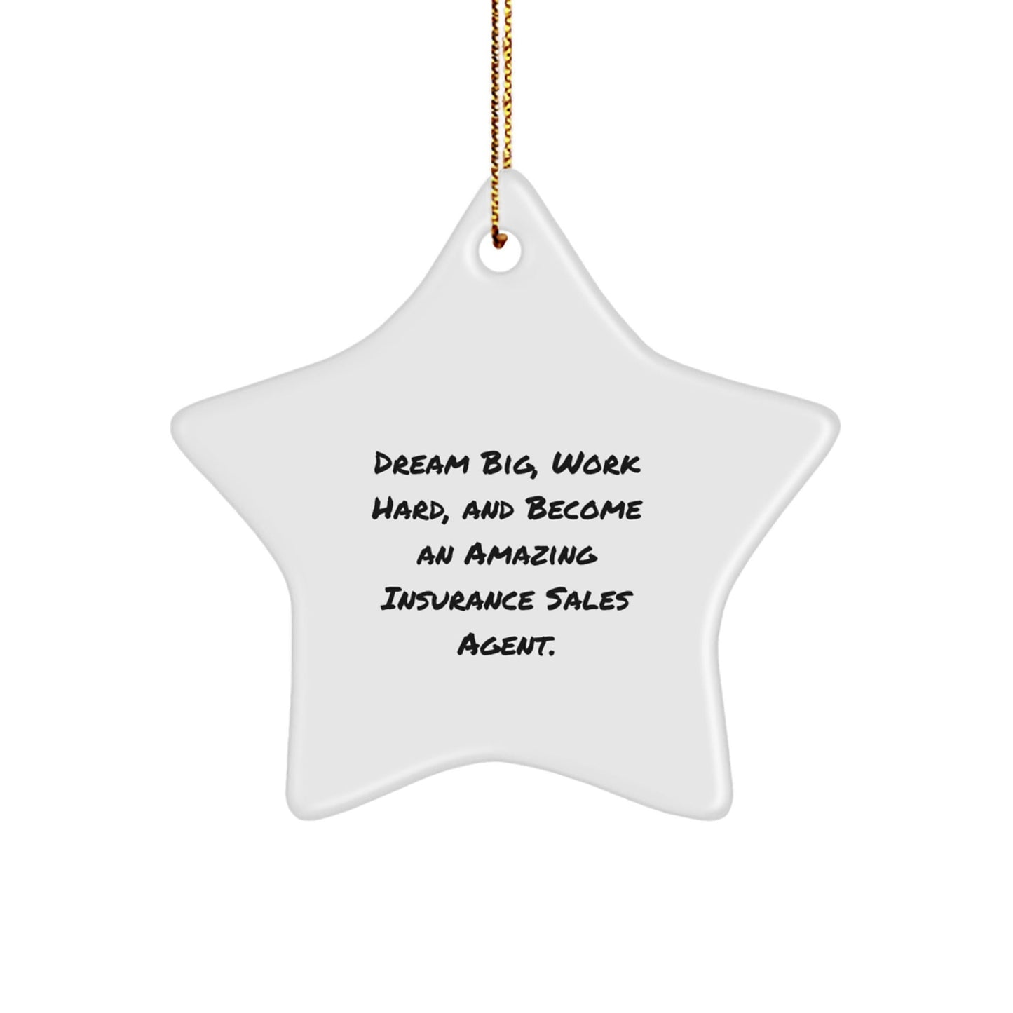 Inspiring Insurance Sales Agent Gifts from Friends - Star Ornament for Christmas - The Buy Boom