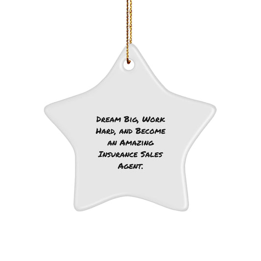 Inspiring Insurance Sales Agent Gifts from Friends - Star Ornament for Christmas - The Buy Boom