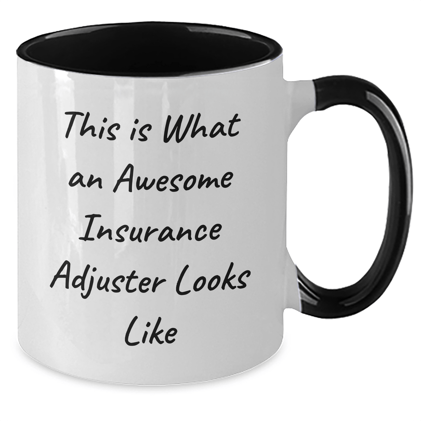 Insurance Adjuster Gifts, Funny Quote, Two Tone Coffee Mug, Graduation Unique Gifts from Friends, Gifts for Insurance Adjuster - The Buy Boom