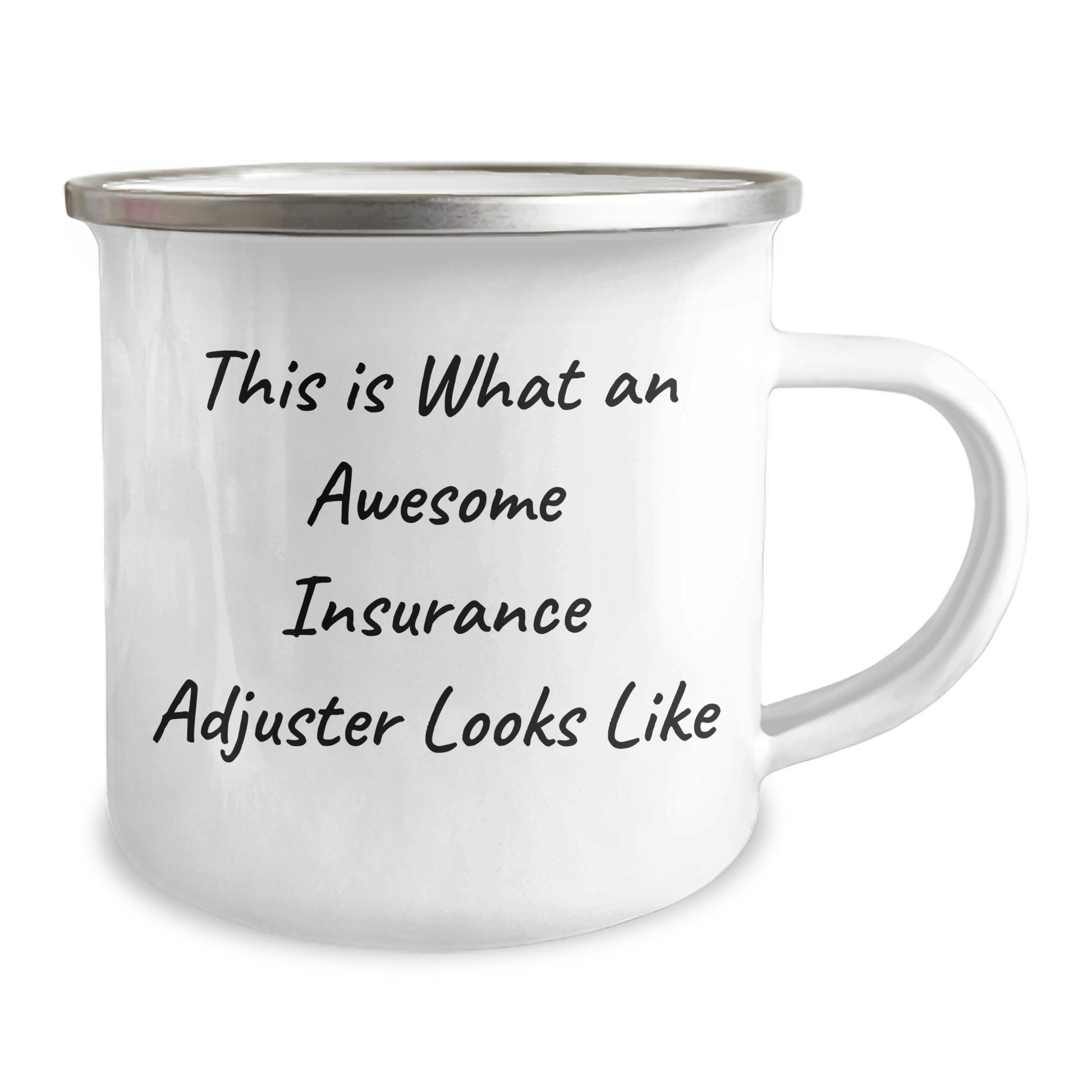 Insurance Adjuster Mug Gifts from Friends, Unique Graduation Gifts for Insurance Adjuster, Camping Mug with Quote This Is What An Awesome Insurance Adjuster Looks Like - The Buy Boom