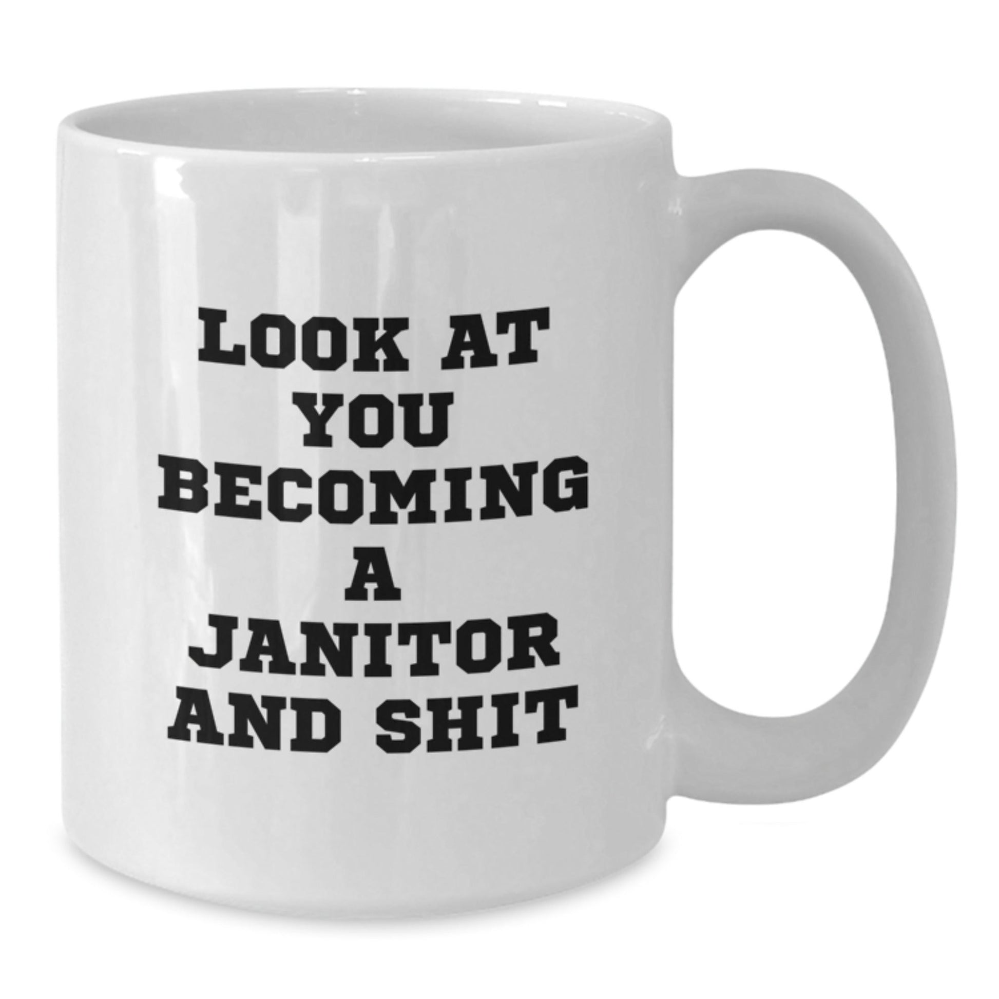 Janitor Humor Gifts from Men to Janitor Friends for Christmas Unique Mugs - The Buy Boom