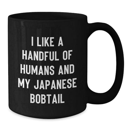 Japanese Bobtail Cat Lover Gifts from Men to Women, Funny Black Coffee Mug for Japanese Bobtail Cat Owners, Christmas Unique Gifts - The Buy Boom