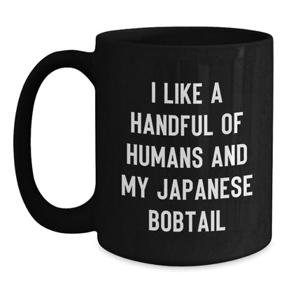 Japanese Bobtail Cat Lover Gifts from Men to Women, Funny Black Coffee Mug for Japanese Bobtail Cat Owners, Christmas Unique Gifts - The Buy Boom