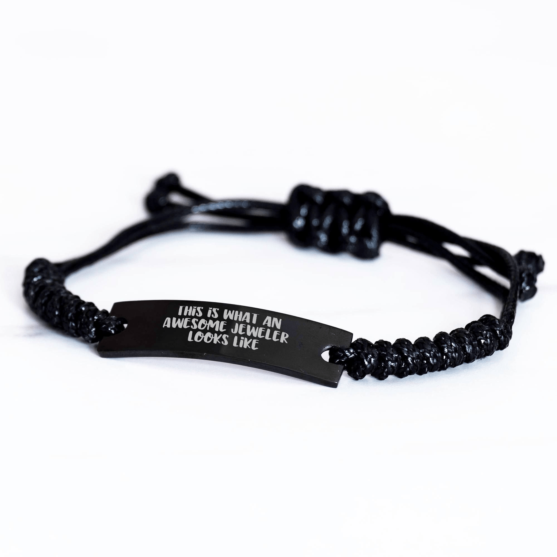Jeweler Gifts, Rope Bracelet with Funny Quote, Gifts from Men to Jeweler Friends on Father's Day - The Buy Boom