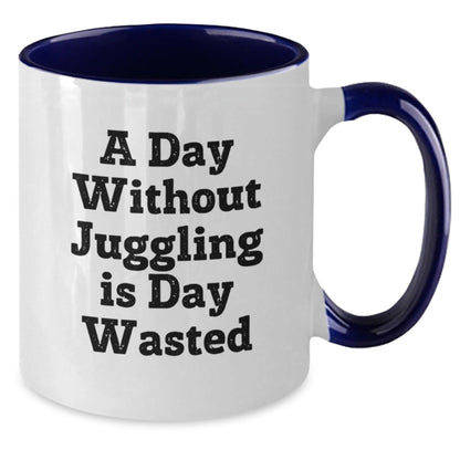 Juggling Enthusiasts' Delight, Funny Quote Coffee Mug Gifts from Friends to Juggling Lovers on Birthday Unique Gifts - The Buy Boom