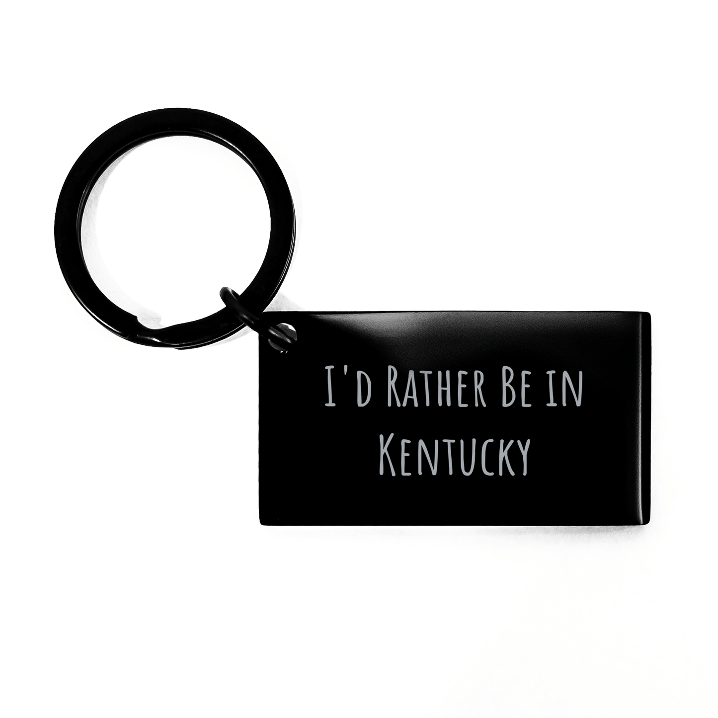 Kentucky Gifts for Men, I'd Rather Be In Kentucky Keychain, Unique Father's Day Unique Gift from Family - The Buy Boom