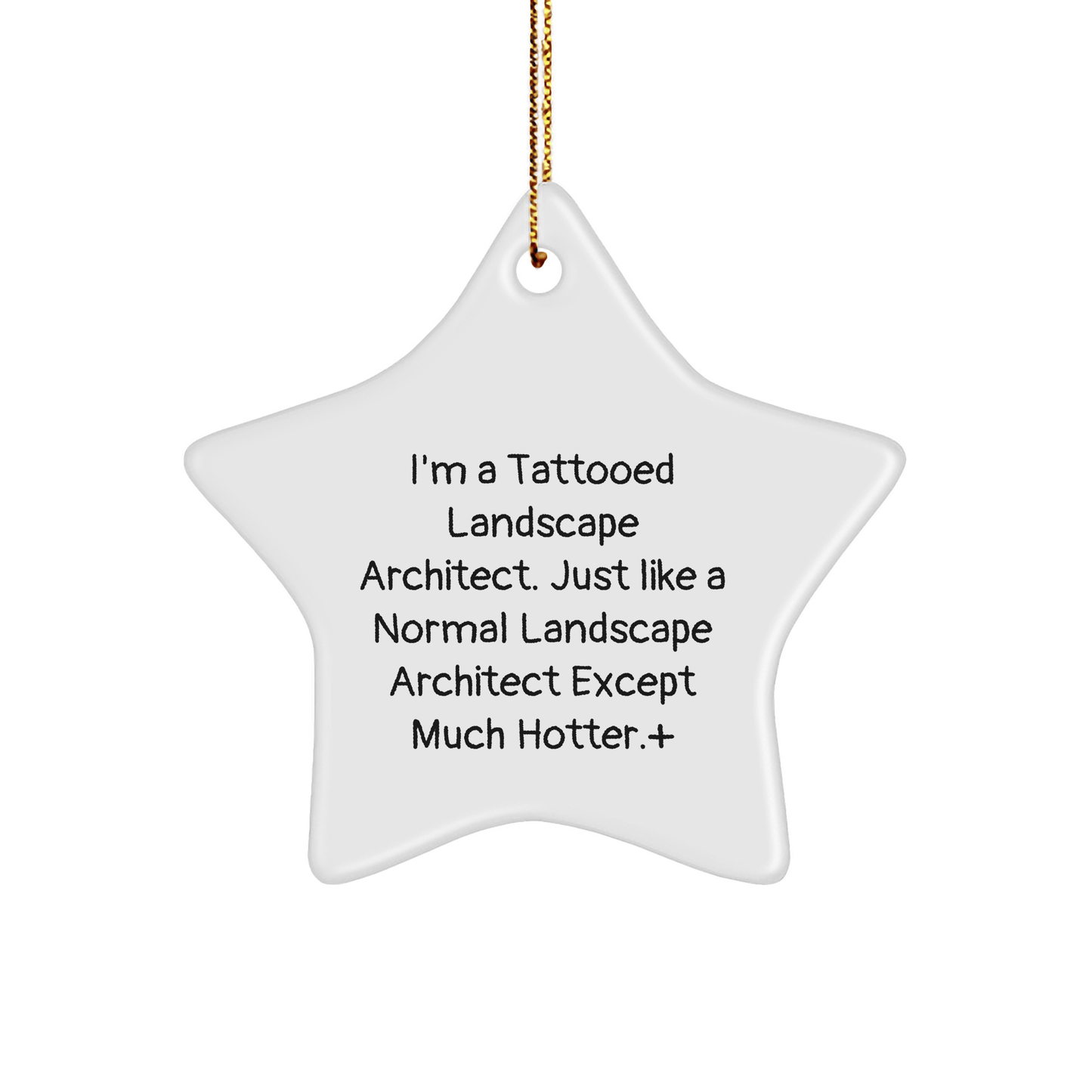 Landscape Architect Christmas Gift – Unique Star Ornament - The Buy Boom