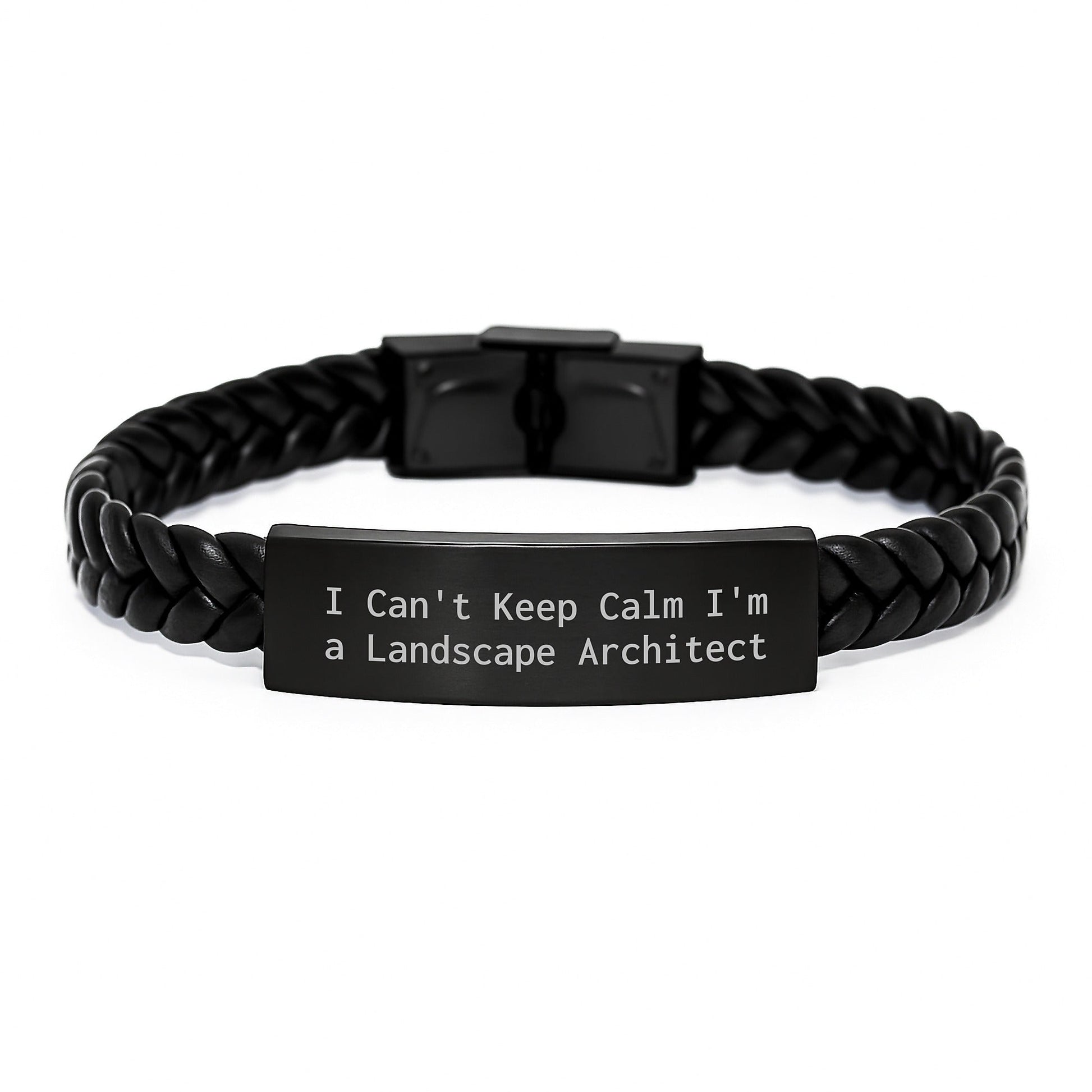 Landscape Architect Gifts Funny Quote Interlaced Leather Bracelet for Christmas Unique Gifts from Friends to Landscape Architect - The Buy Boom