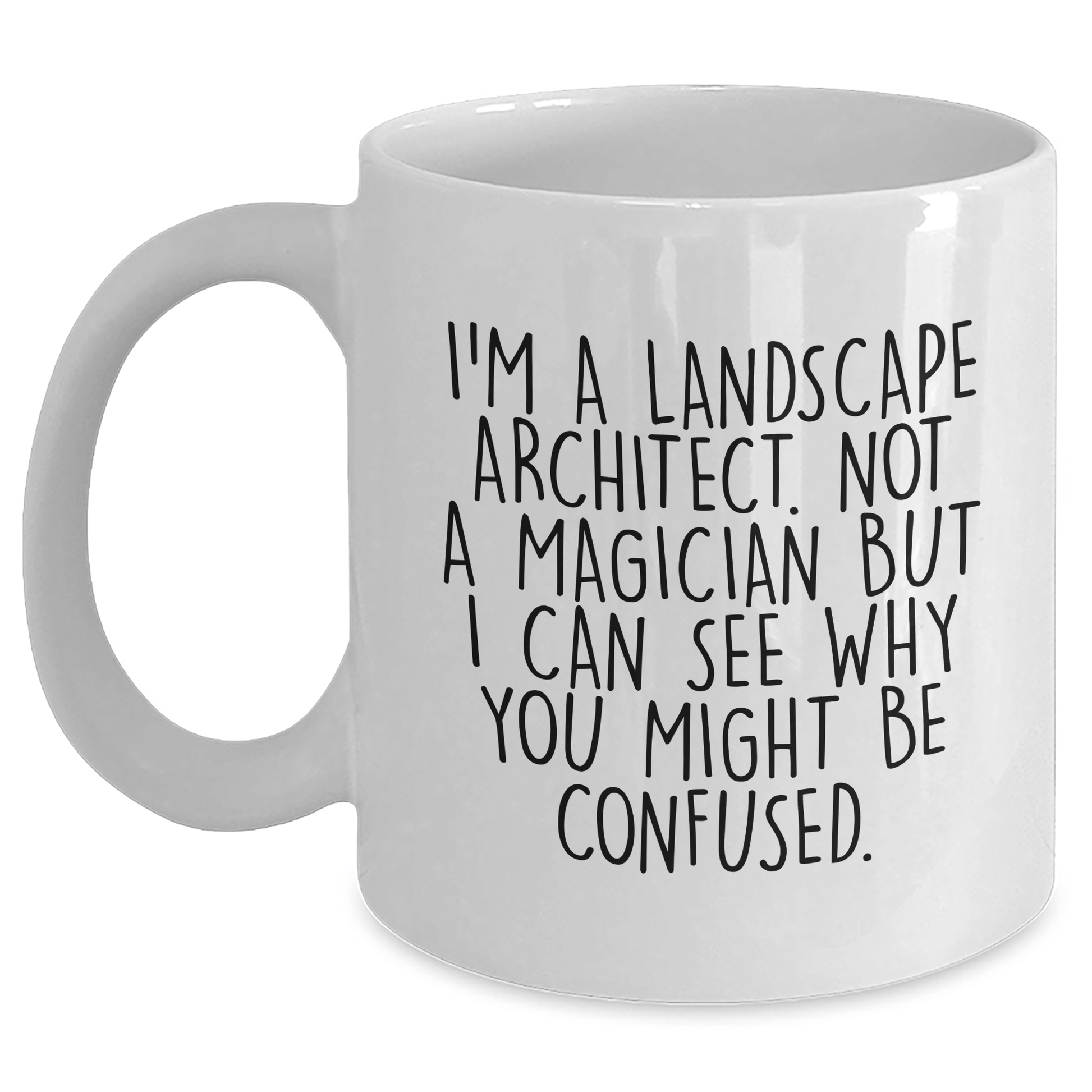 Landscape Architect Gifts, Funny Quote Mugs, White Coffee Mug for Graduation, Gifts from Friends for Landscape Architect, Encouragement for Him - The Buy Boom