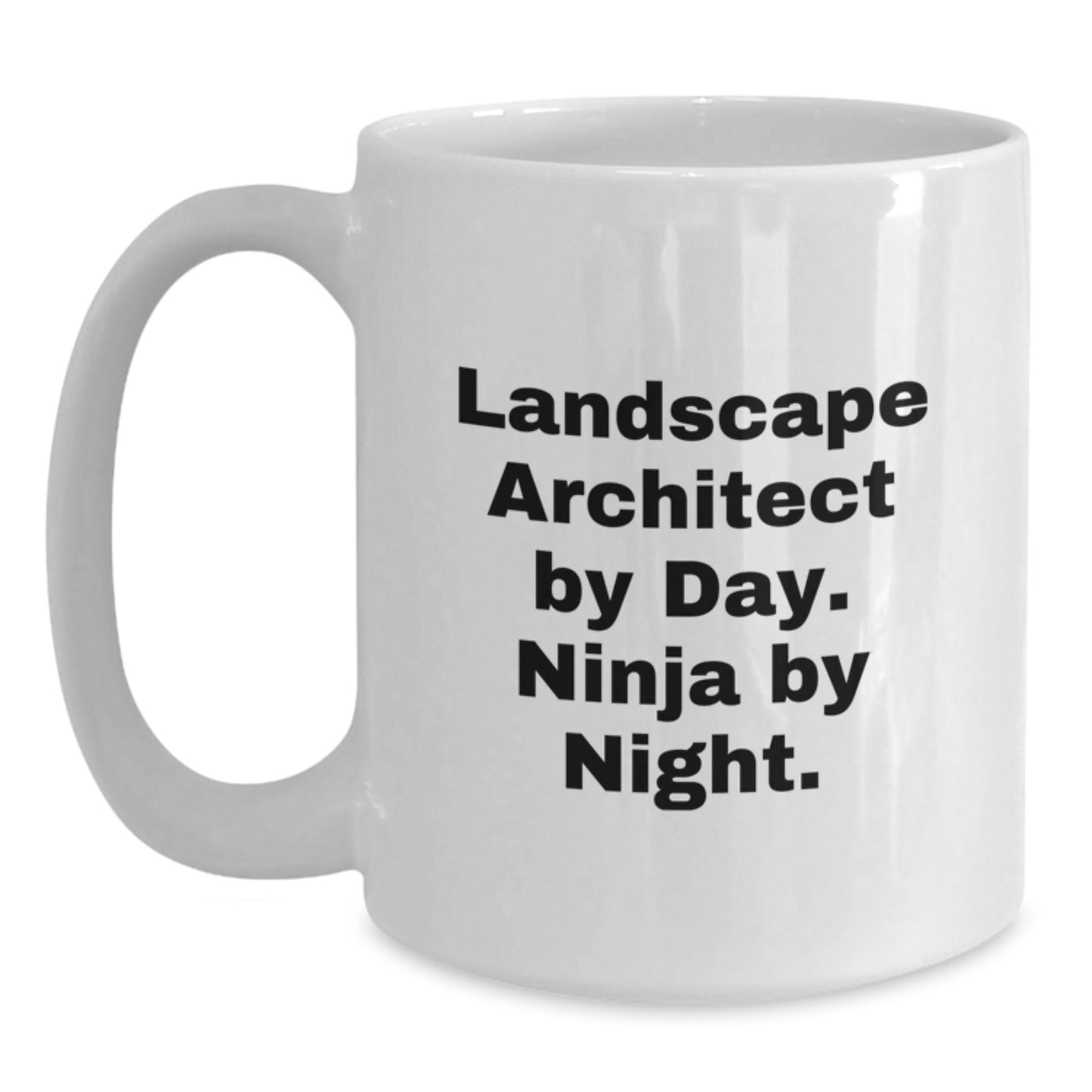 Landscape Architect Ninja Gifts from Friends for Men, Funny White Coffee Mug - The Buy Boom