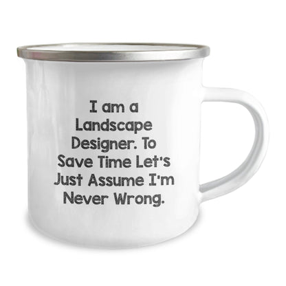 Landscape Designer Funny Gifts from Friends to Graduating Landscape Designers - Camping Mug I Am a Landscape Designer - The Buy Boom