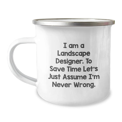 Landscape Designer Funny Gifts from Friends to Graduating Landscape Designers - Camping Mug I Am a Landscape Designer - The Buy Boom