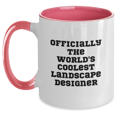 Landscape Designer Gifts Funny - Two Tone Coffee Mugs, Officially The World's Coolest Landscape Designer Gifts for Friends, Coworkers, Family - The Buy Boom