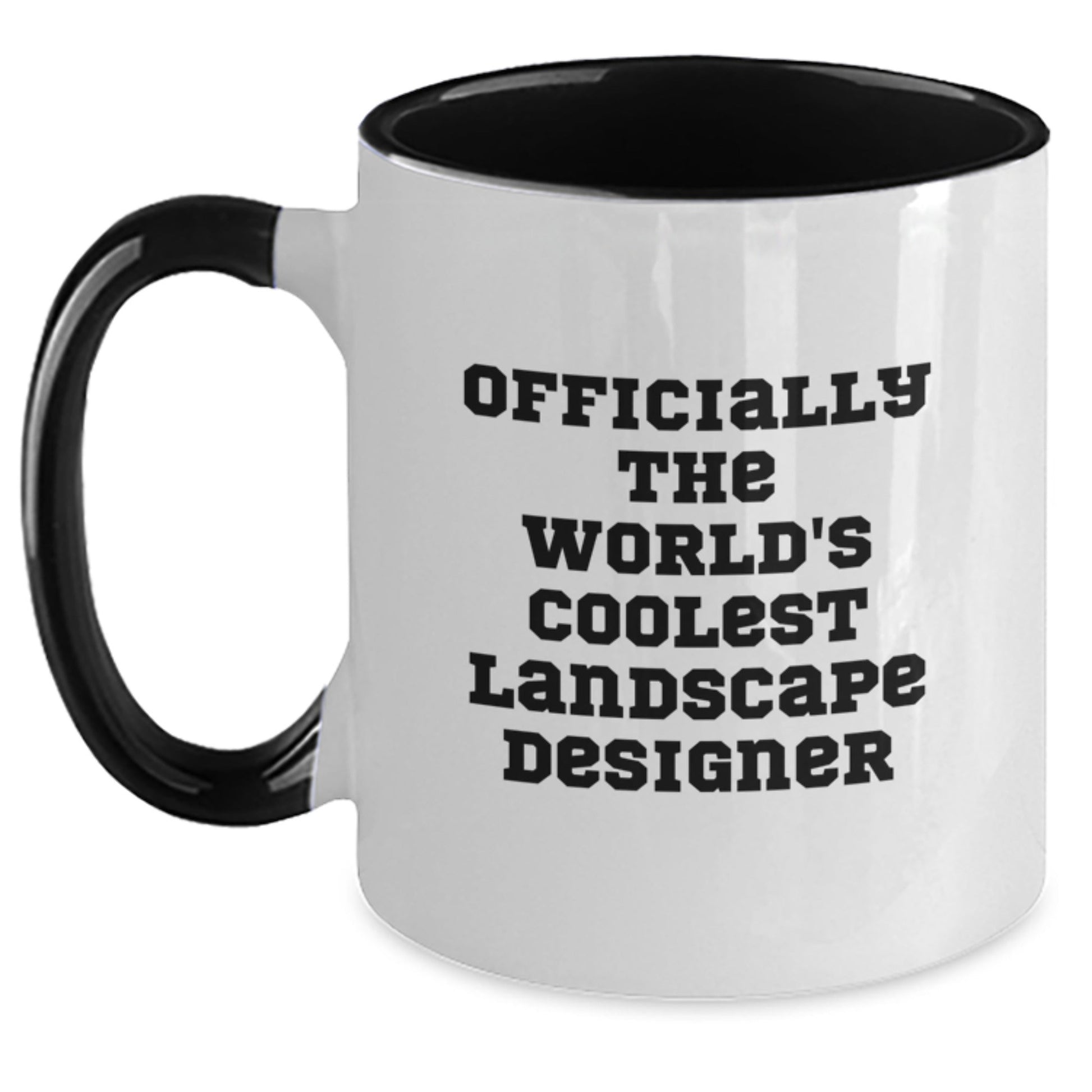 Landscape Designer Gifts Funny - Two Tone Coffee Mugs, Officially The World's Coolest Landscape Designer Gifts for Friends, Coworkers, Family - The Buy Boom