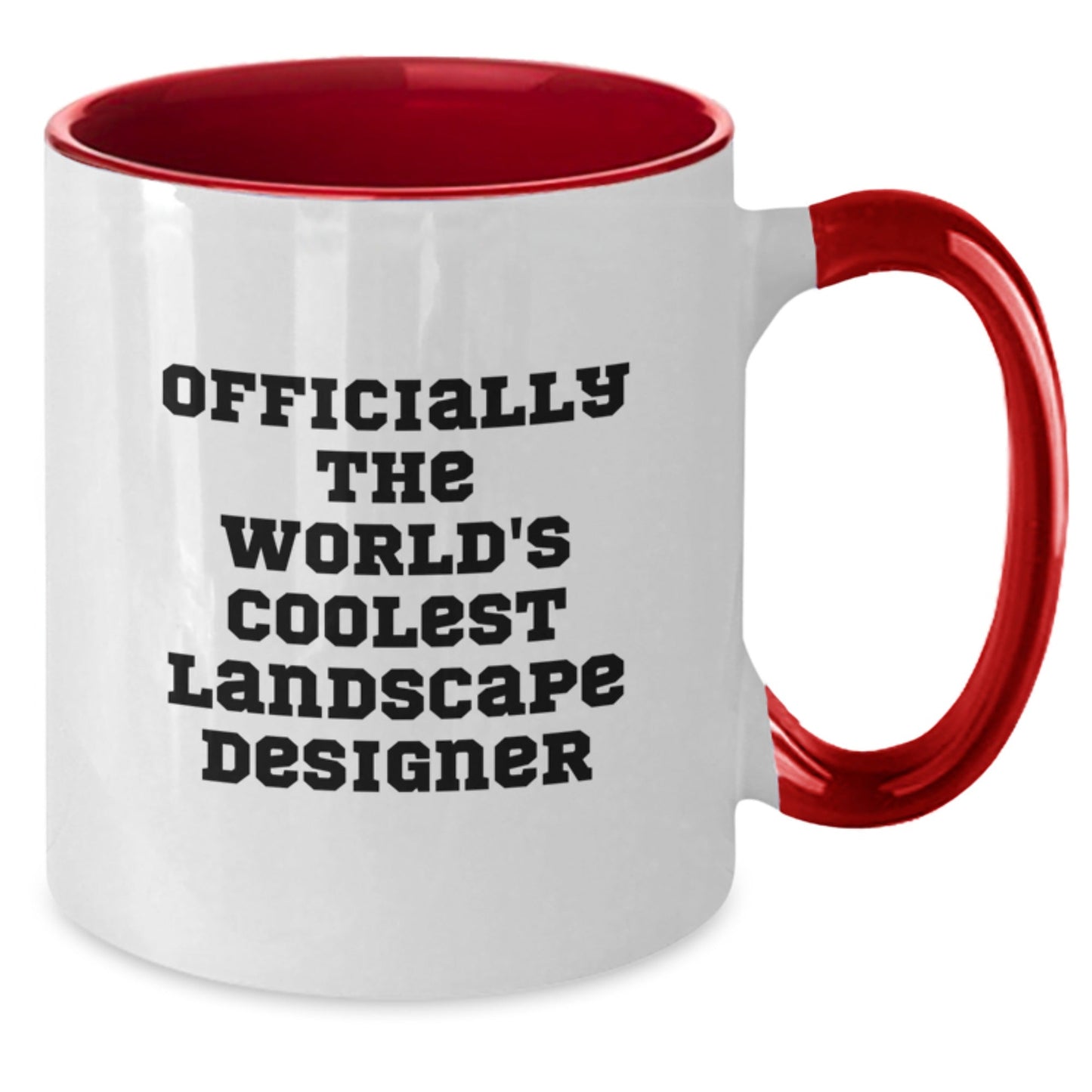 Landscape Designer Gifts Funny - Two Tone Coffee Mugs, Officially The World's Coolest Landscape Designer Gifts for Friends, Coworkers, Family - The Buy Boom