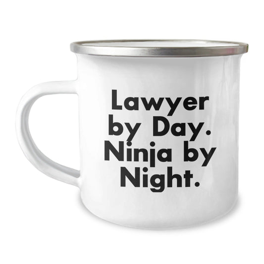 Lawyer Gifts, Funny Quote Camping Mug, 12 oz Stainless Steel for Men, Friends, or Coworkers, Graduation Unique Gifts from Family - The Buy Boom