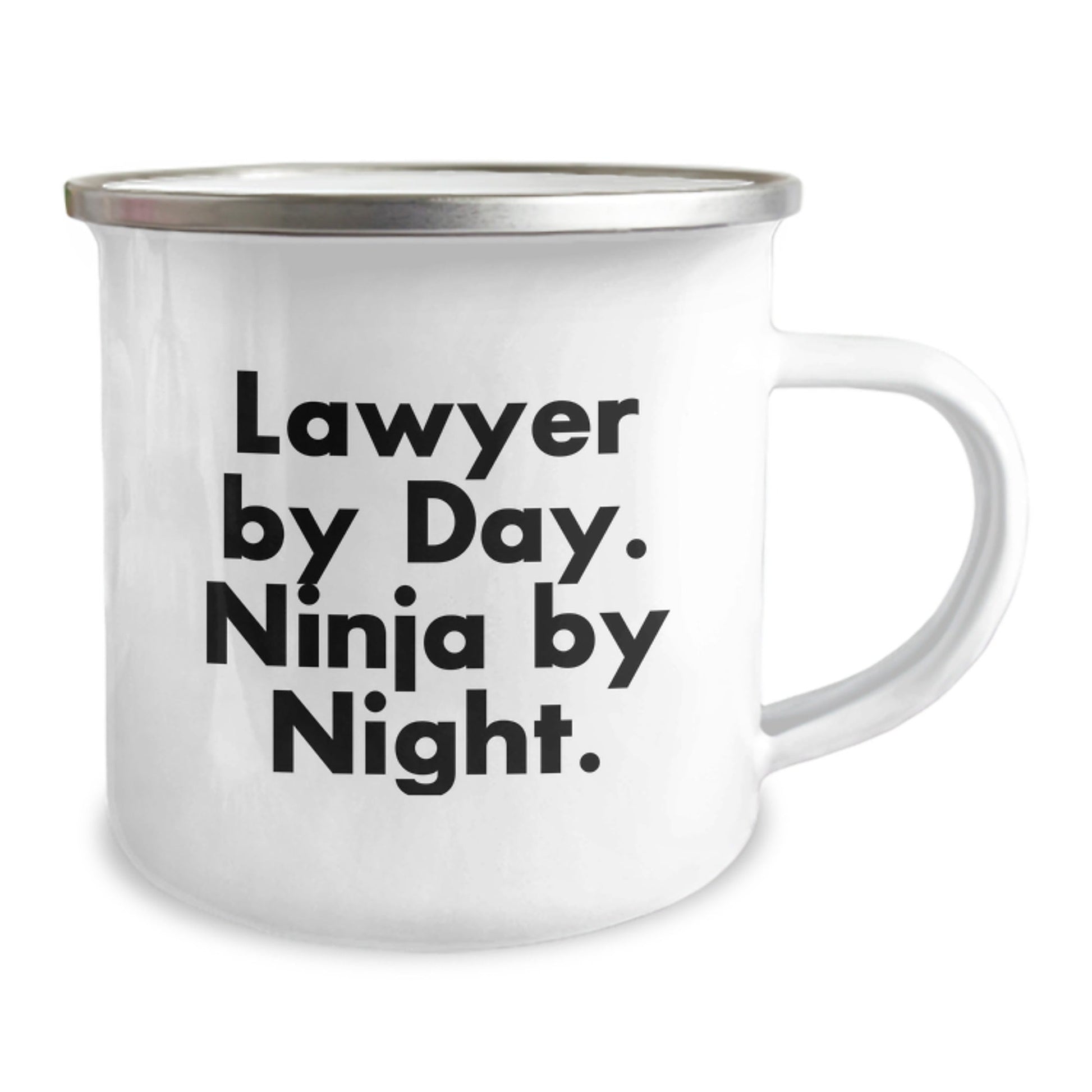Lawyer Gifts, Funny Quote Camping Mug, 12 oz Stainless Steel for Men, Friends, or Coworkers, Graduation Unique Gifts from Family - The Buy Boom