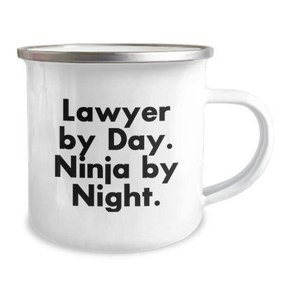 Lawyer Gifts, Funny Quote Camping Mug, 12 oz Stainless Steel for Men, Friends, or Coworkers, Graduation Unique Gifts from Family - The Buy Boom