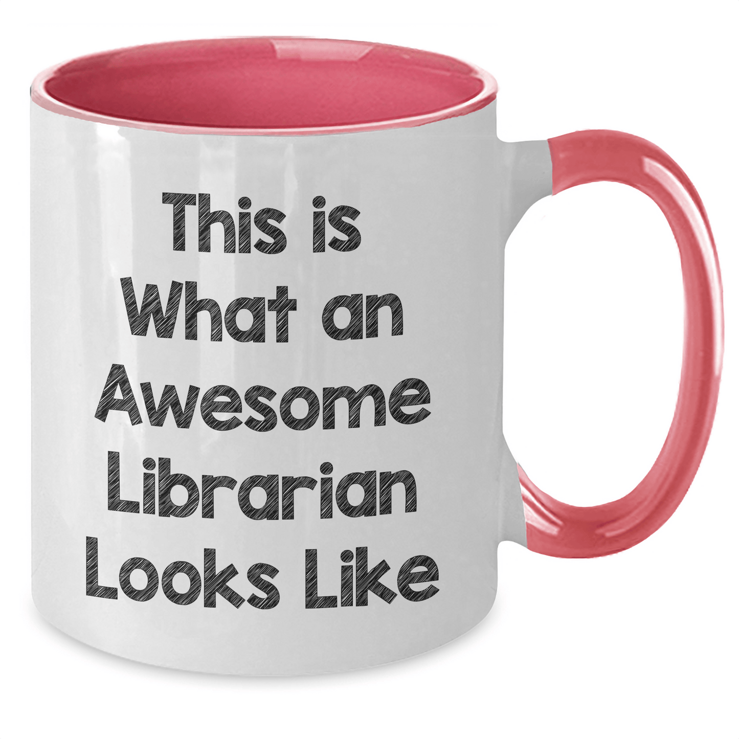 Librarian Gifts from Friends, Two Tone Funny Coffee Mug for Awesome Librarian, Father's Day Unique Gifts - The Buy Boom