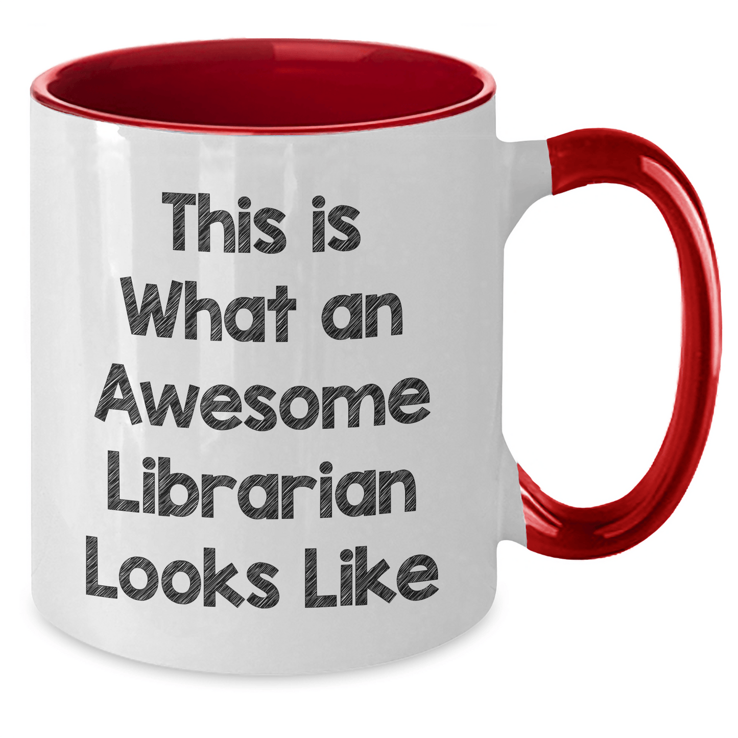 Librarian Gifts from Friends, Two Tone Funny Coffee Mug for Awesome Librarian, Father's Day Unique Gifts - The Buy Boom