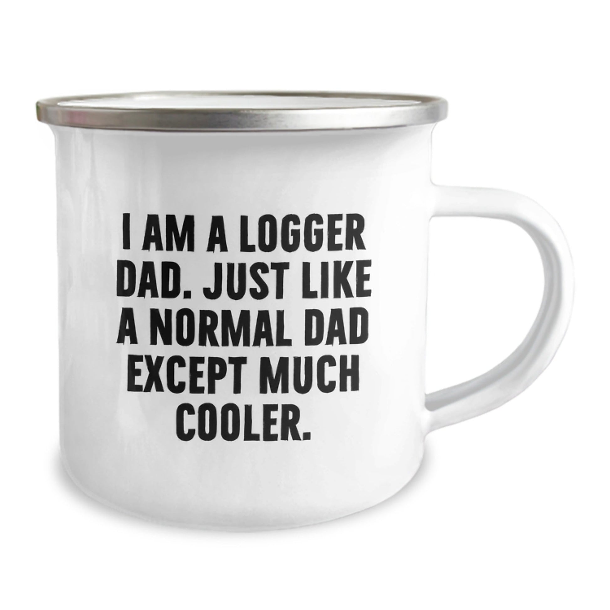 Logger Dad Gifts, Funny Camping Mug, I Am A Logger Dad, Graduation Unique Gifts from Dad to Logger, Logger Appreciation Gifts - The Buy Boom