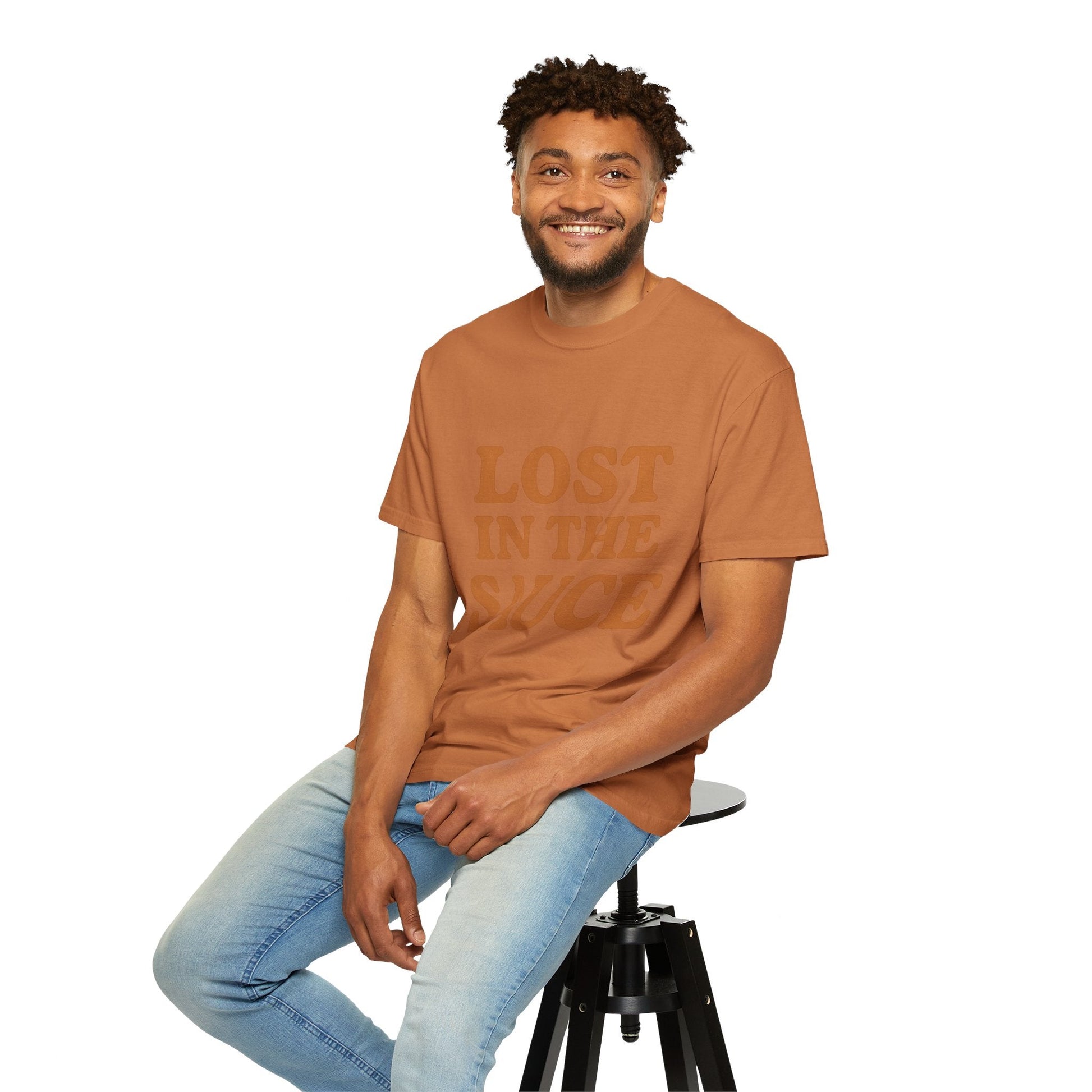 Lost in the Sauce T-Shirt – Funny Retro Graphic Tee | Unisex Comfort Colors Shirt | Gift for Foodies & Chill Vibes - The Buy Boom