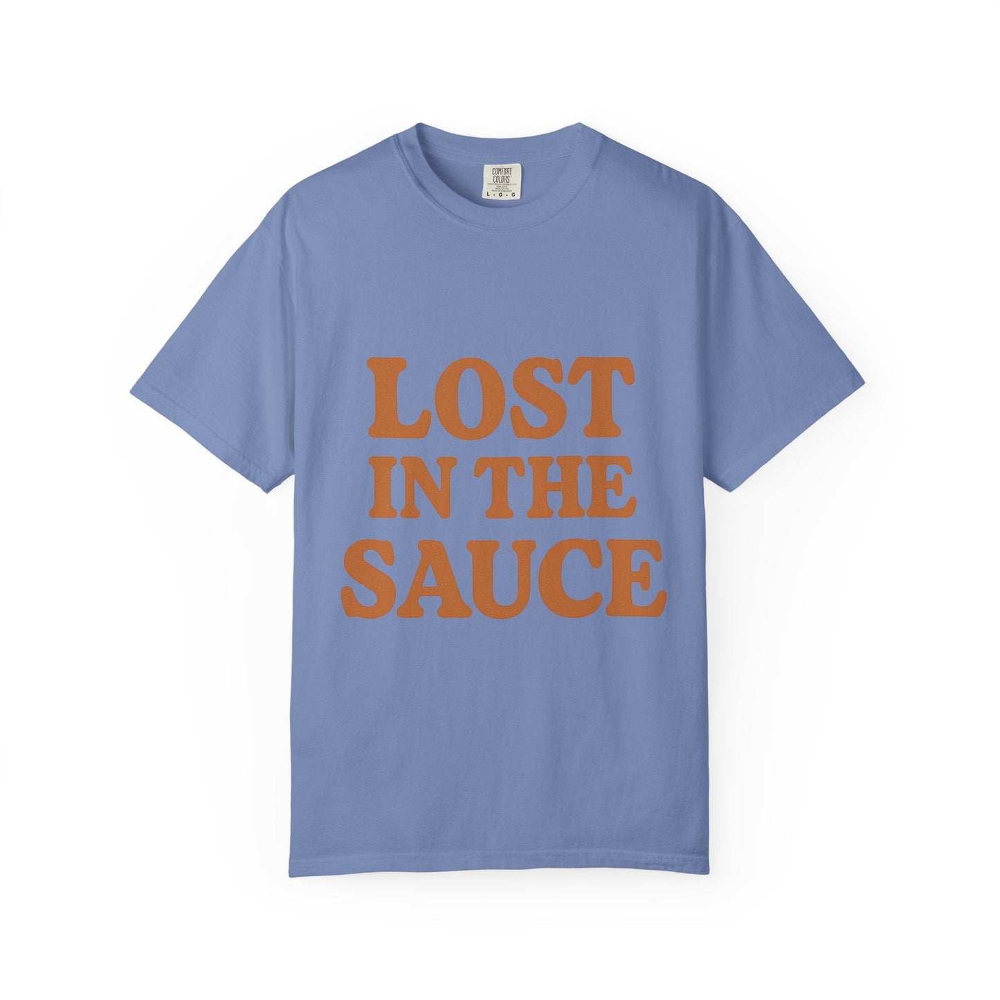 Lost in the Sauce T-Shirt – Funny Retro Graphic Tee | Unisex Comfort Colors Shirt | Gift for Foodies & Chill Vibes - The Buy Boom