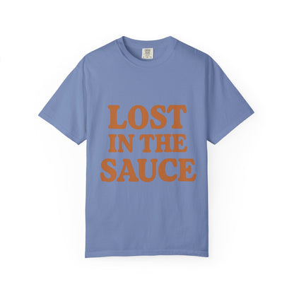 Lost in the Sauce T-Shirt – Funny Retro Graphic Tee | Unisex Comfort Colors Shirt | Gift for Foodies & Chill Vibes - The Buy Boom