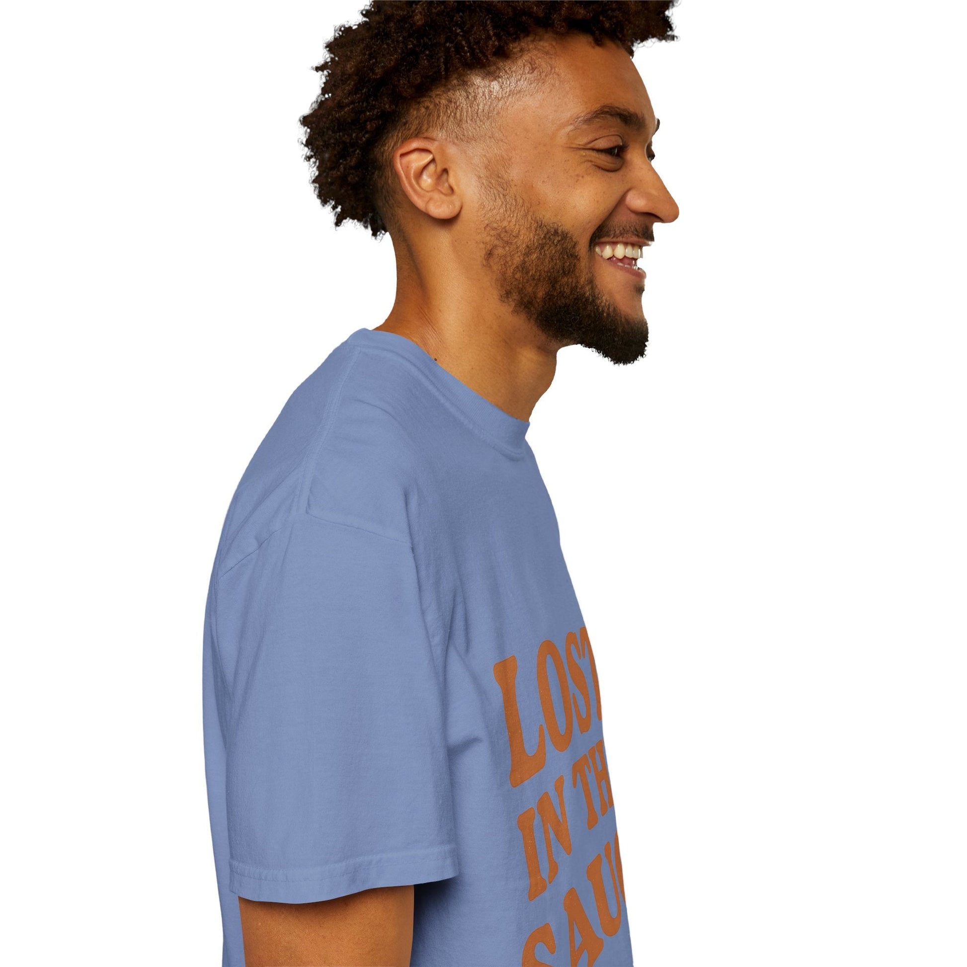 Lost in the Sauce T-Shirt – Funny Retro Graphic Tee | Unisex Comfort Colors Shirt | Gift for Foodies & Chill Vibes - The Buy Boom