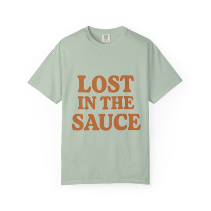 Lost in the Sauce T-Shirt – Funny Retro Graphic Tee | Unisex Comfort Colors Shirt | Gift for Foodies & Chill Vibes - The Buy Boom