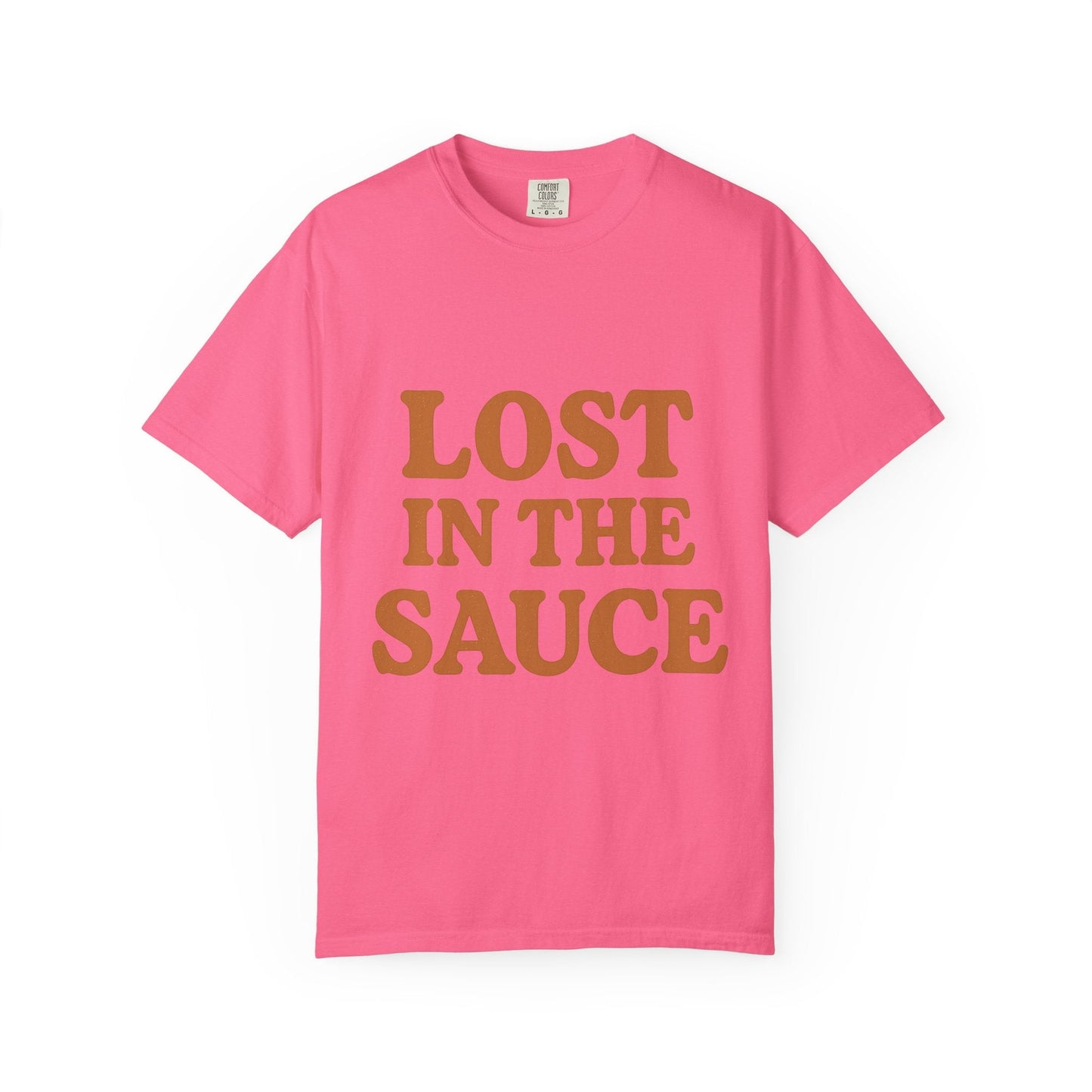 Lost in the Sauce T-Shirt – Funny Retro Graphic Tee | Unisex Comfort Colors Shirt | Gift for Foodies & Chill Vibes - The Buy Boom
