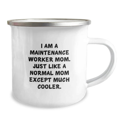Maintenance Worker Humor Gifts from Friends to Maintenance Worker Mom's Birthday Unique Camping Mug - The Buy Boom