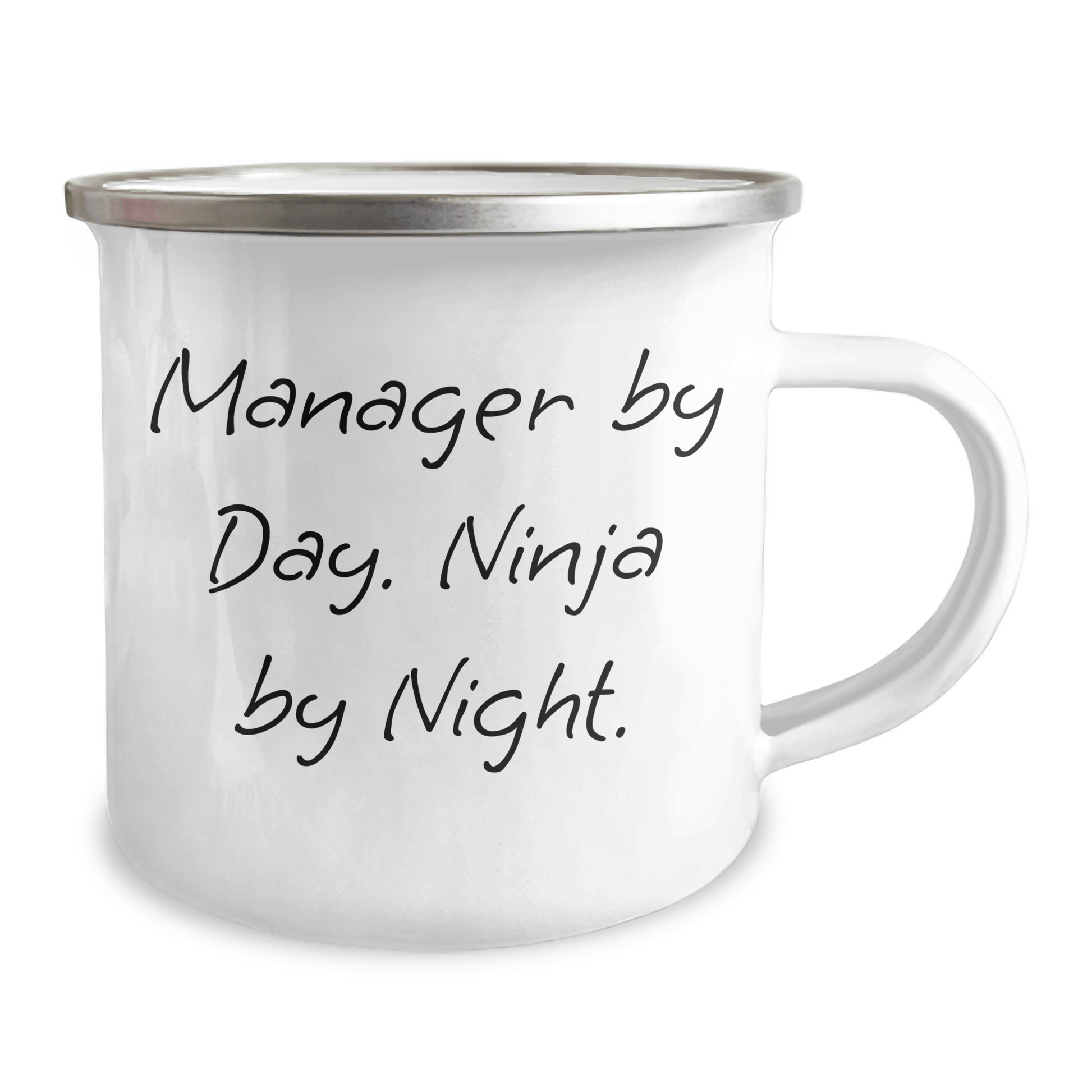 Manager By Day, Ninja By Night - Funny Camping Mug for Gifts from Men to Managers - Father's Day Unique Gifts - The Buy Boom