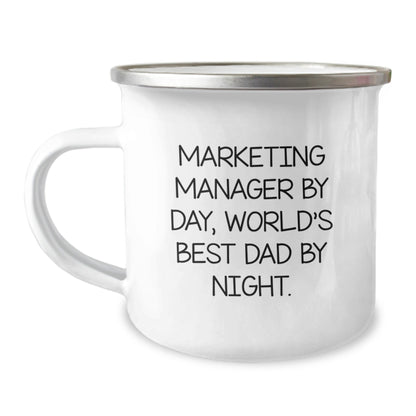 Marketing Manager Gifts, Funny Quote Camping Mug for Birthday, Gifts from Men to Marketing Manager - The Buy Boom