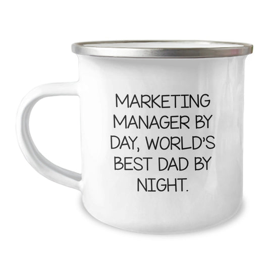 Marketing Manager Gifts, Funny Quote Camping Mug for Birthday, Gifts from Men to Marketing Manager - The Buy Boom