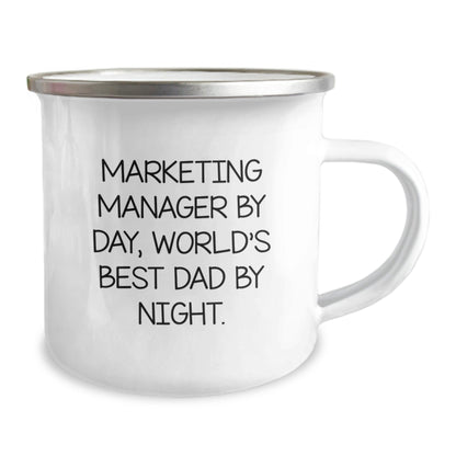 Marketing Manager Gifts, Funny Quote Camping Mug for Birthday, Gifts from Men to Marketing Manager - The Buy Boom