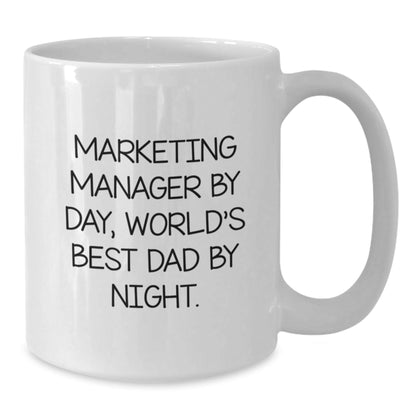 Marketing Manager Gifts, Funny Quote White Coffee Mug, Gifts from Friends, Marketing Manager Birthday Unique Gifts for Marketing Manager - The Buy Boom