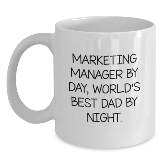 Marketing Manager Gifts, Funny Quote White Coffee Mug, Gifts from Friends, Marketing Manager Birthday Unique Gifts for Marketing Manager - The Buy Boom