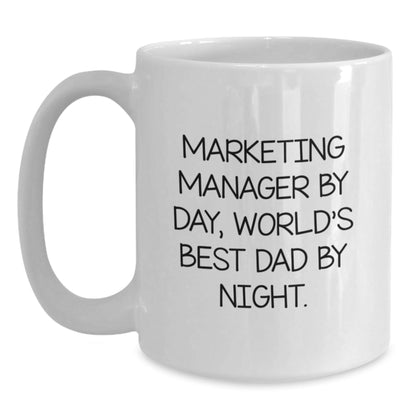 Marketing Manager Gifts, Funny Quote White Coffee Mug, Gifts from Friends, Marketing Manager Birthday Unique Gifts for Marketing Manager - The Buy Boom