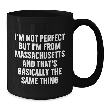 Massachusetts Humor Gifts for Men - Funny Quote Coffee Mug, Gifts from Massachusetts, Perfect Birthday Present for Friends, Women, or Family - The Buy Boom