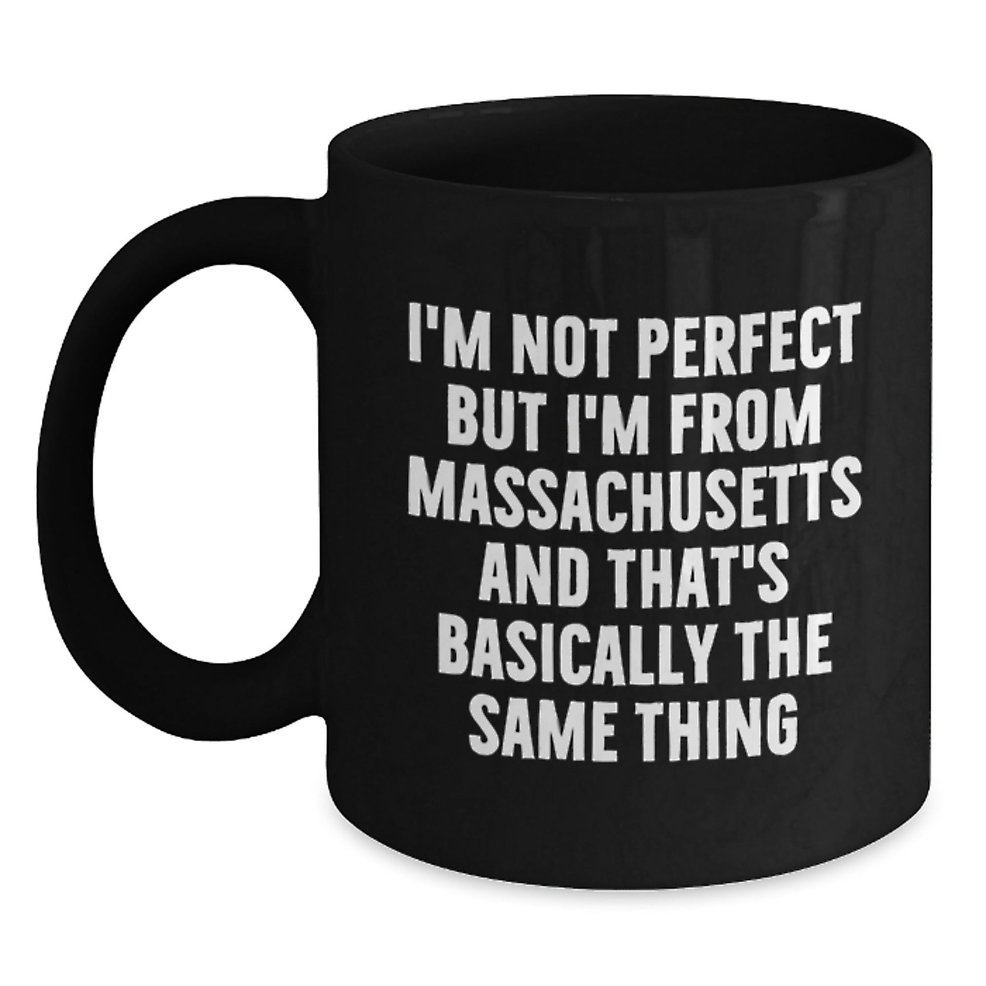 Massachusetts Humor Gifts for Men - Funny Quote Coffee Mug, Gifts from Massachusetts, Perfect Birthday Present for Friends, Women, or Family - The Buy Boom