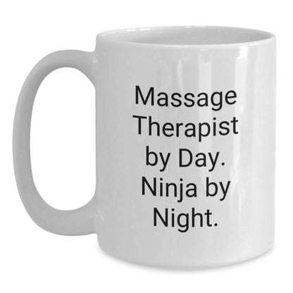 Massage Therapist Gifts, Funny Quote, White Coffee Mug for Graduation, Gifts from Friends and Family - The Buy Boom