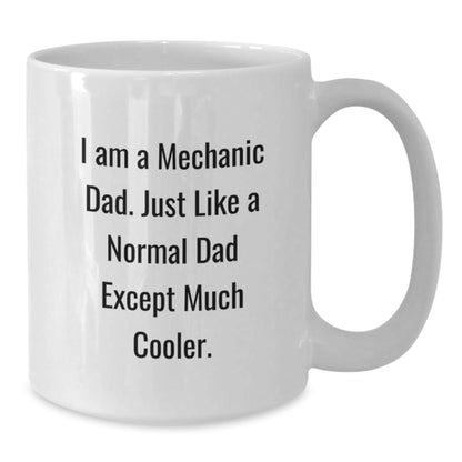 Mechanic Dad Gifts, Funny White Coffee Mug for Men, Graduation Unique Gifts from Family, Friends, or Coworkers - The Buy Boom