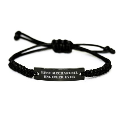 Mechanical Engineer Gifts Best Quote Ever Funny Rope Bracelet for Father's Day, Gifts from Friends to Mechanical Engineer, Unique Men's Accessories - The Buy Boom