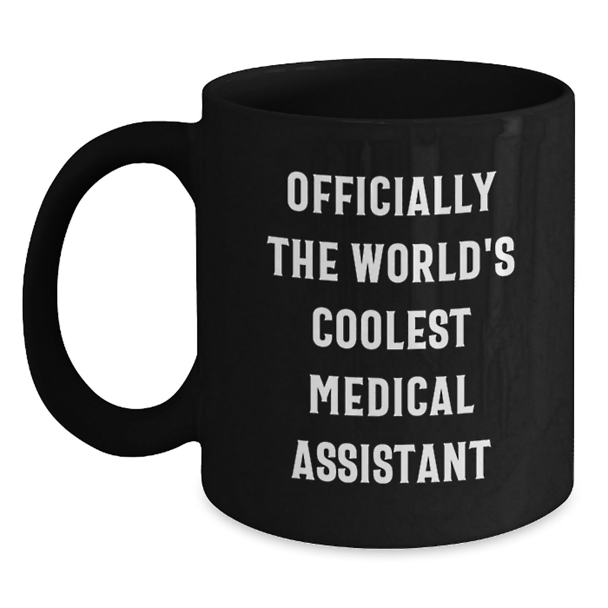 Medical Assistant Gifts for Men from Friends, 'Officially The World's Coolest Medical Assistant' Funny Quote Black Coffee Mug, Christmas Unique Presents - The Buy Boom